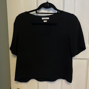 Babaton Logan blouse. Medium. Black.